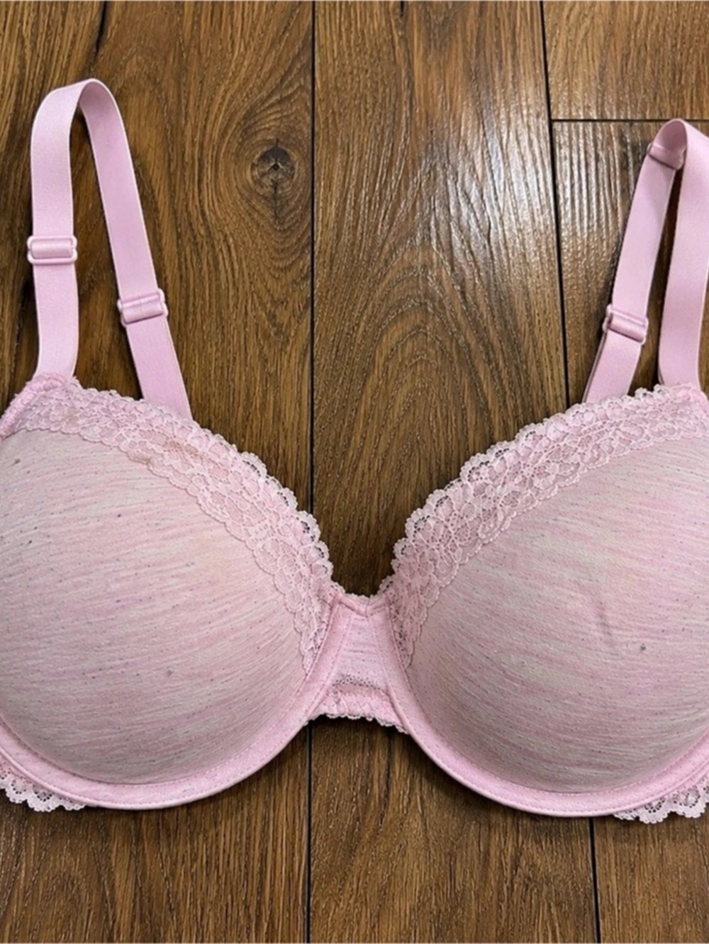 Victoria's Secret Pink Lace Bra Size 34D / 75D
